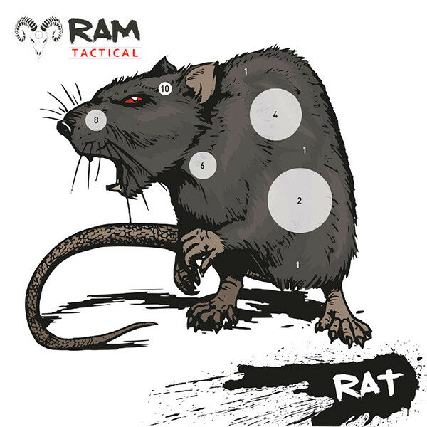 RAM | SCHIETKAARTEN RAT | 14X14