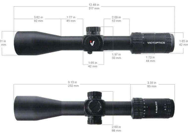 VictOptics S4 4-16x44 MDL Black