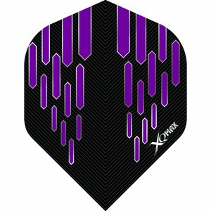 XQMax Dart Flights -100 micron - STD- No2 - Purple