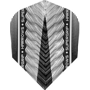 Harrows Supergrip X Dart Flights - 100 Micron - Std - Silver