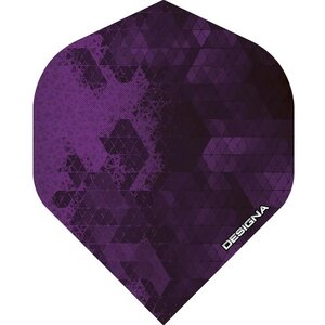 Designia - Rock Dart Flights - STD - Purple