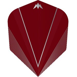 Mission Shades Dart Flights - 100 Micron - No6 - Std - Red