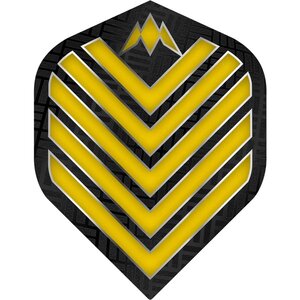 Mission Admiral Dart Flights - 100 Micron - No2 -STD - Yellow