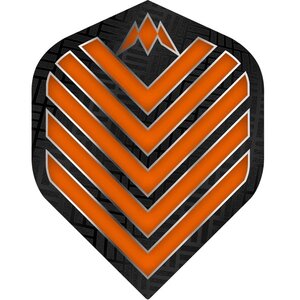 Mission Admiral Dart Flights - 100 Micron - No2 -STD - Orange