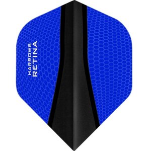 Harrows Retina-X Dart Flights - 100 micron - No2 - Std - Dark Blue