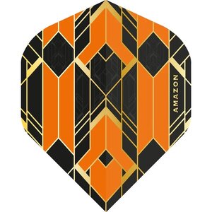 Amazon Glaze Dart Flights - No2 - Std - Orange