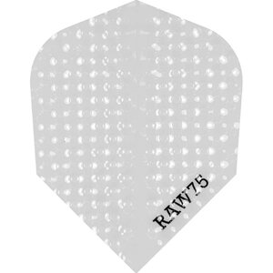 Designa Dart Flights - Raw 75 - 75 Micron - Std - Dimplex - White