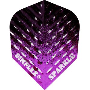 Harrows Dart Flights - Std - Dimplex Sparkle - Fade - Purple