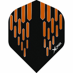 XQMax Dart Flights -100 micron - STD- No2 - Orange