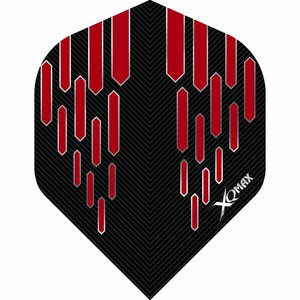 XQMax Dart Flights -100 micron - STD- No2 - Red