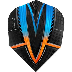 Harrows Fusion Dart Flights - 100 Micron - No6 - Std - Orange