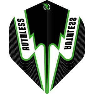 Ruthless - Power Surge - Dart Flights - No2 - Std - Green-Black