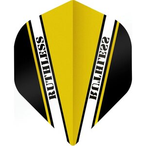 Ruthless - V100 Pro - Dart Flights - 100 Micron - No2 - Std - Yellow