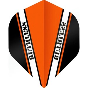 Ruthless - V100 Pro - Dart Flights - 100 Micron - No2 - Std - Orange