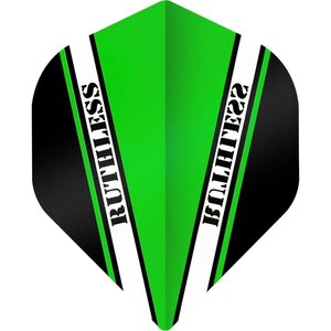 Ruthless - V100 Pro - Dart Flights - 100 Micron - No2 - Std - Green