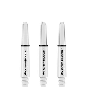 Mission GripLock Shafts - Dart Shafts - Short - White