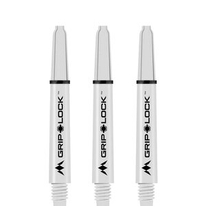 Mission GripLock Shafts - Dart Shafts - Inbetween - White