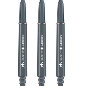 Mission GripLock Shafts - Dart Shafts - Medium - Grey