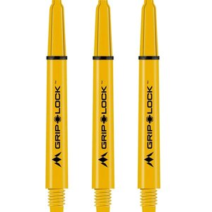 Mission GripLock Shafts - Dart Shafts - Medium - Yellow