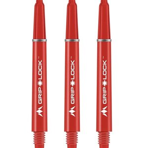 Mission GripLock Shafts - Dart Shafts - Medium - Red