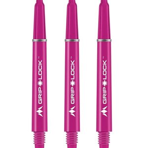 Mission GripLock Shafts - Dart Shafts - Medium - Pink