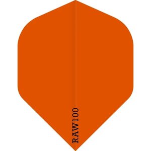 Dart Flights - Raw 100 - 100 Micron - Std - Plain - Orange