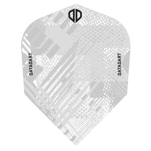 Datadart Dart Flights - Grunge - 100 Micron - No6 - Std - White