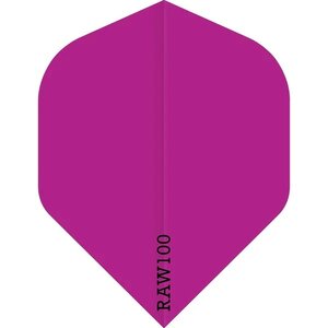 Dart Flights - Raw 100 - 100 Micron - Std - Plain - Pink