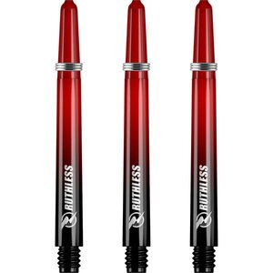 Ruthless Deflectagrip Plus Dart Shafts - Medium - Polycarbonaat - Red/Black