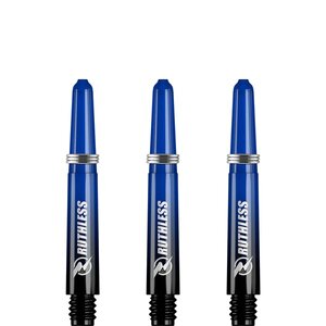 Ruthless Deflectagrip Plus Dart Shafts - Short - Polycarbonaat - Blue/Black