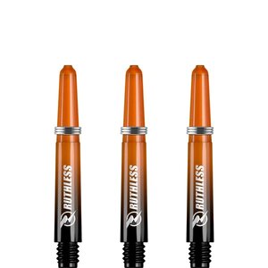 Ruthless Deflectagrip Plus Dart Shafts - Short - Polycarbonaat - Orange/Black