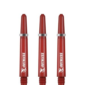 Ruthless RX - Ruthless Deflectagrip Dart Shafts - Inbetween -Nylon-Red