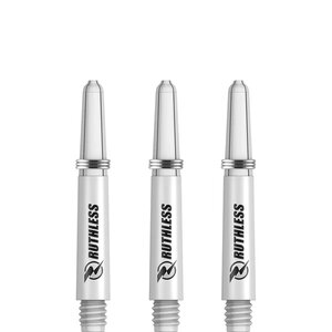 Ruthless RX - Ruthless Deflectagrip Dart Shafts - Short -Nylon-White