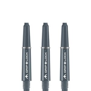 Mission GripLock Shafts - Dart Shafts - Short - Grey