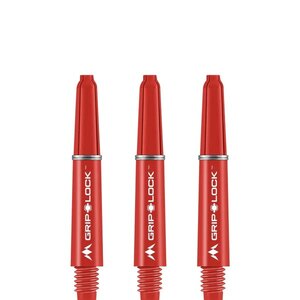 Mission GripLock Shafts - Dart Shafts - Short - Red