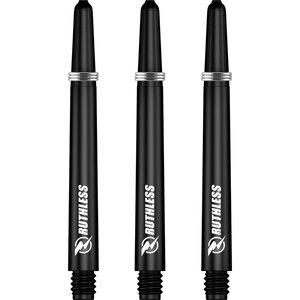 Ruthless RX - Ruthless Deflectagrip Dart Shafts - Medium -Nylon-Black