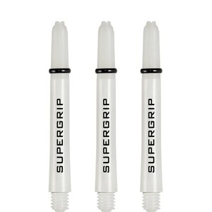 Harrows Supergrip Fusion X Shafts - Dart Shafts - Inbetween - White