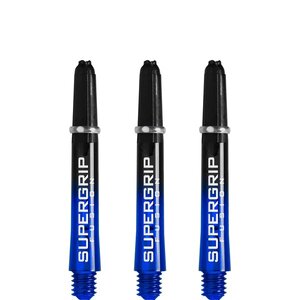 Harrows Supergrip Fusion X Shafts - Dart Shafts - Short - Black/Blue