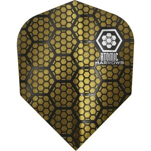 HARROWS ATOMIC DART FLIGHTS - NO6 - STD - GOLD