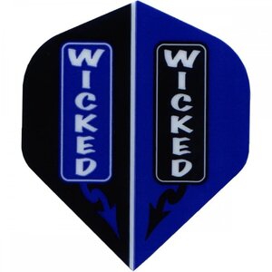 RUTHLESS - WICKED - DART FLIGHTS - 100 MICRON - NO2 - STD - Blue