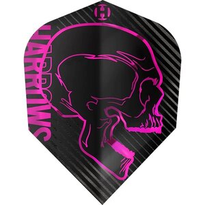 Harrows Rage Dart Flights - 100 micron - Std - No6 - Pink