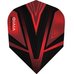 Harrows Vivid Dart Flights - 100 Micron - Std - Red