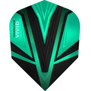 Harrows Vivid Dart Flights - 100 Micron - Std - Jade